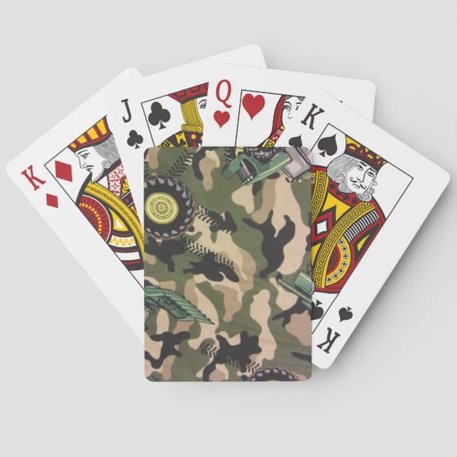 Jeu De Cartes Camo & Tracteurs (dos)