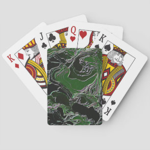 Jeu De Cartes Camo vert funky