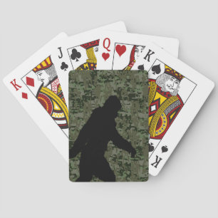 Jeu De Cartes Camouflage de Digitals de région boisée de