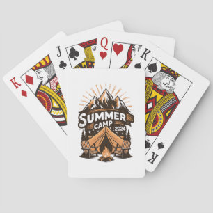 Jeu De Cartes Camp d'été 2024 Correspondance de vacances de camp