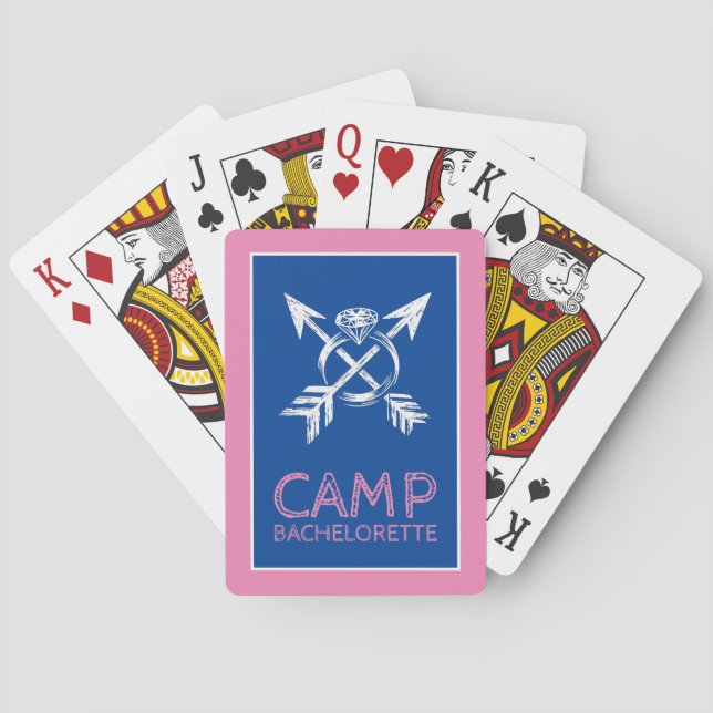 Jeu De Cartes Camp Enterrement de Vie de Jeune Fille (dos)