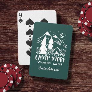 Jeu De Cartes Camp Plus, S'Inquiéter Moins Camping personnalis