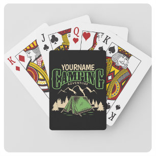 Jeu De Cartes Camping personnalisé Camping familial Voyage avent