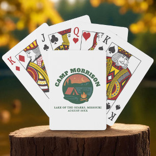 Jeu De Cartes Camping personnalisé pour enterrement de vie de je