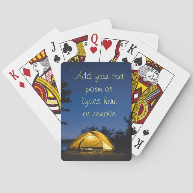 Jeu De Cartes Camping Sous Les Étoiles (dos)