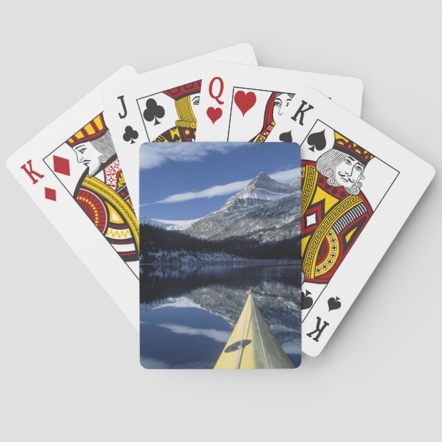 Jeu De Cartes Canada, Colombie-Britannique, Banff. Kayak bow (dos)