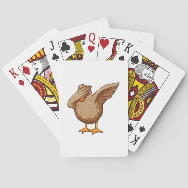 Jeu De Cartes Canard à Hip hop Dance Dab (dos)