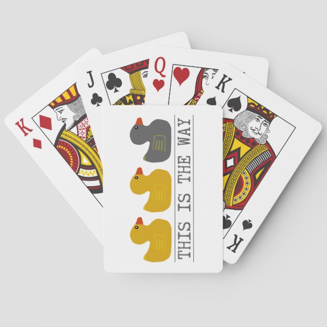 Jeu De Cartes Canard noir gris canard du Minnesota - C'est comme (dos)