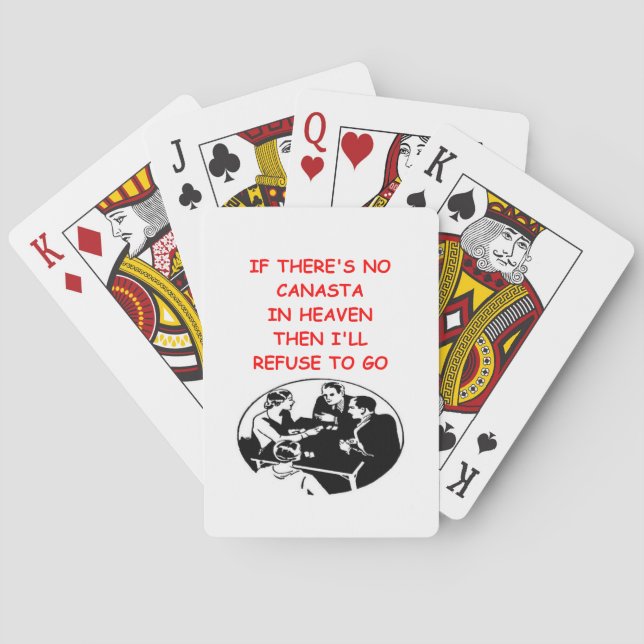 JEU DE CARTES CANASTA (dos)