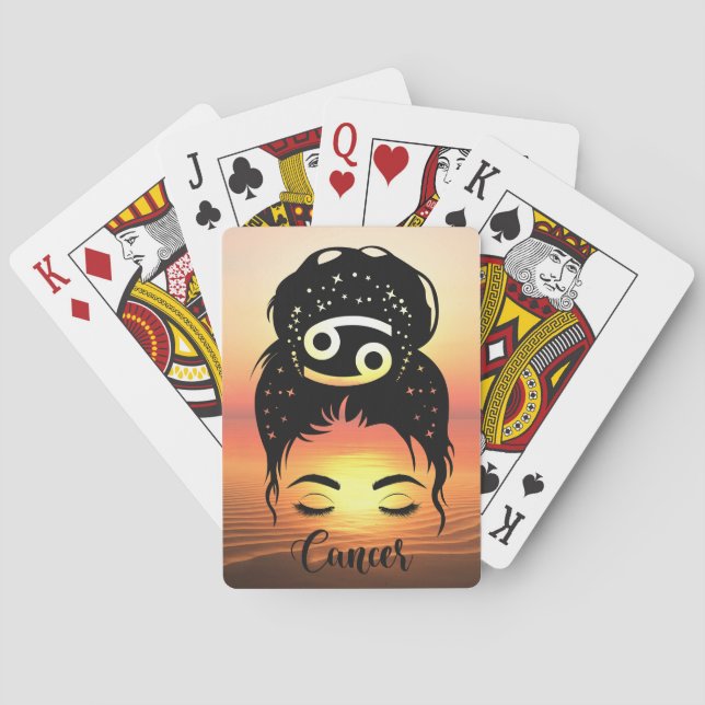 Jeu De Cartes Cancer Zodiak (dos)