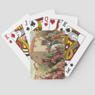 Jeu De Cartes Canterbury Tales Jouant Aux Cartes