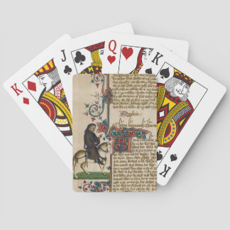Jeu De Cartes Canterbury Tales Jouant Aux Cartes