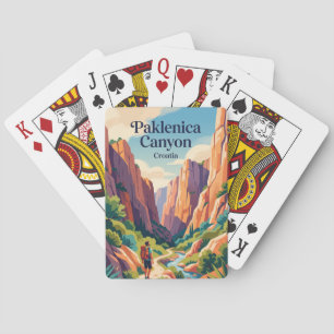 Jeu De Cartes Canyon de Paklenica Croatie
