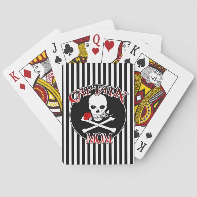 Jeu De Cartes Capitaine maman Jouer aux cartes (dos)