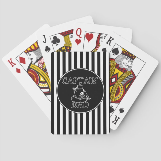 Jeu De Cartes Capitaine Papa Jouer Des Cartes (dos)