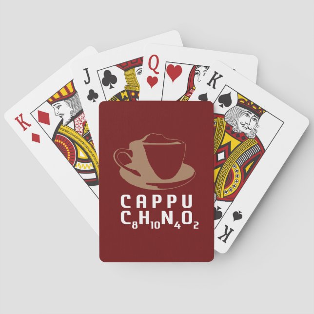 Jeu De Cartes Cappuccino chimique (dos)