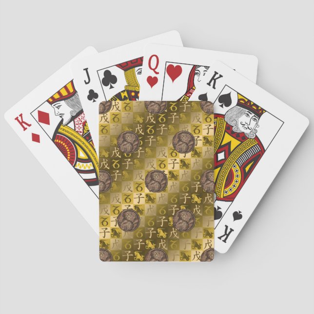 Jeu De Cartes Capricorne & Rat de Terre (dos)
