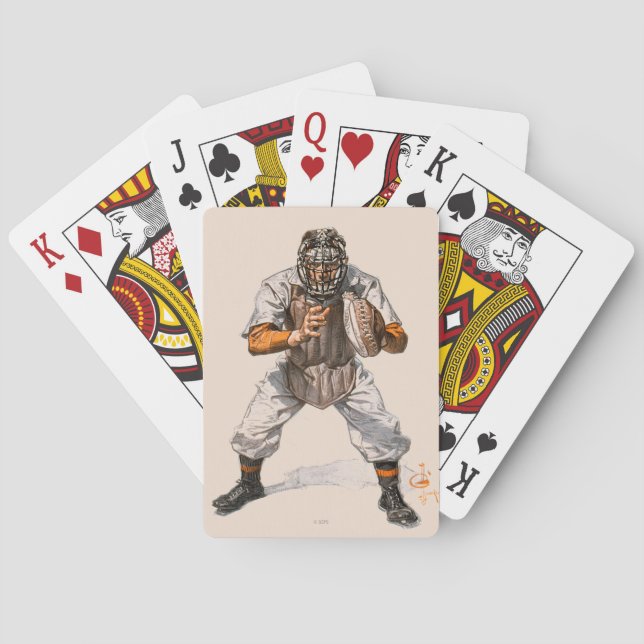 Jeu De Cartes Capteur de baseball (dos)