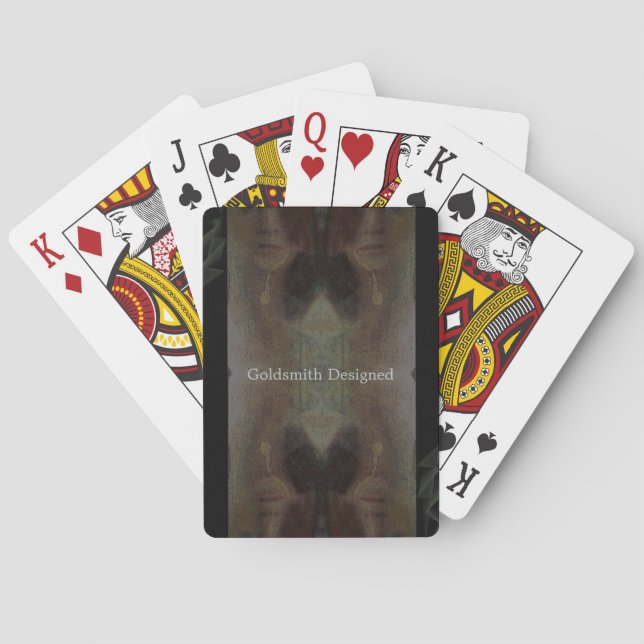 Jeu De Cartes Carbone avec nom d'entreprise sur cartes (dos)