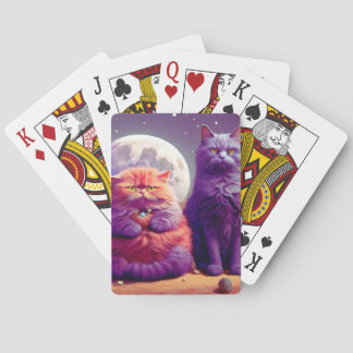 Jeu De Cartes Card Poker pour Amoureux de les chats