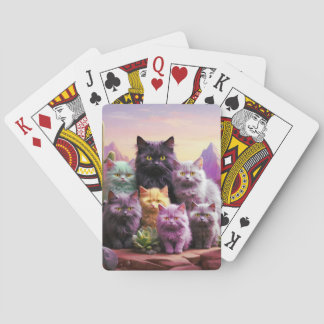 Jeu De Cartes Card Poker pour Amoureux de les chats