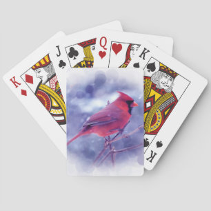 Jeu De Cartes Cardinal rouge au Blizzard