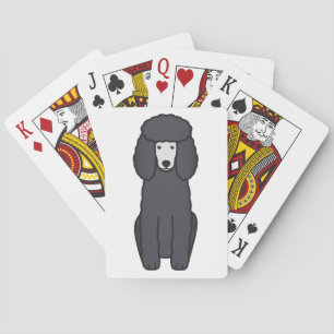 Jeu De Cartes Caricature de chien de caniche