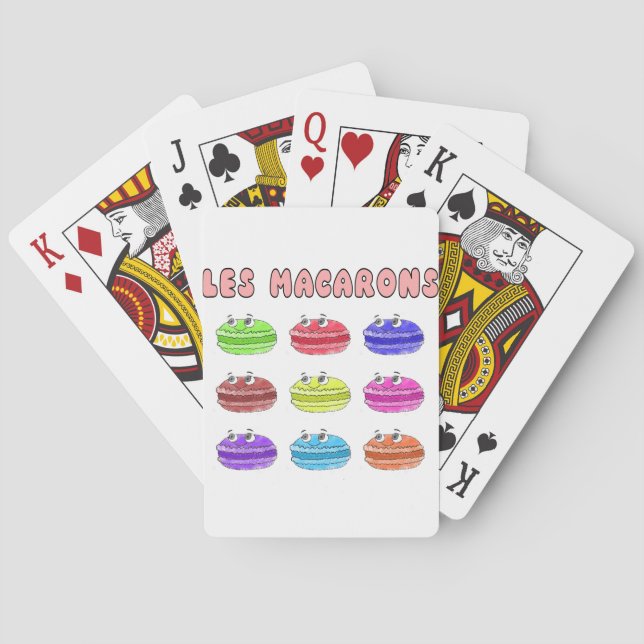 Jeu De Cartes Caricature des Macarons (dos)