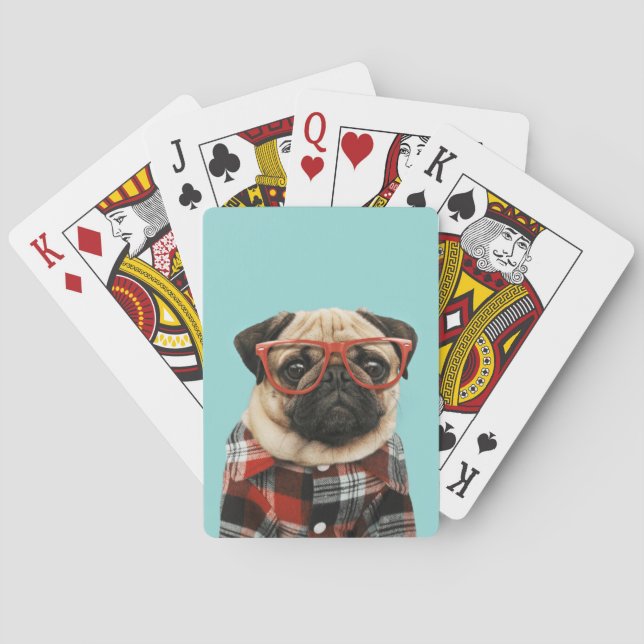 Jeu De Cartes Carlin des chemises prêtées (dos)