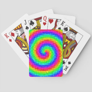 Jeu De Cartes Carreaux de mosaïque arc-en-ciel