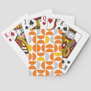 Jeu De Cartes Carreaux ensoleillés du milieu du siècle