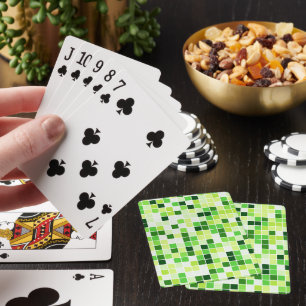 Jeu De Cartes Carrelage de piscine, Carrelage en mosaïque verte,