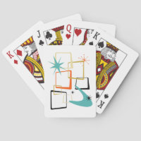 Carrés de l'ère atomique Boomerang Starburst milie