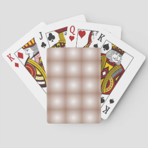 Jeu De Cartes Carrés géométriques avec Mocha Mousse Gradient Bla
