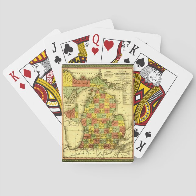 Jeu De Cartes Carte 1853 vive de l'allégeance vraie MI (dos)