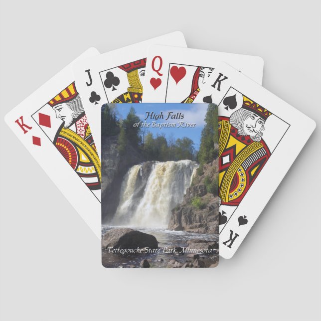 Jeu De Cartes Carte à jouer à High Falls (dos)