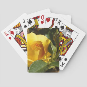 Jeu De Cartes Carte à jouer à la rose jaune