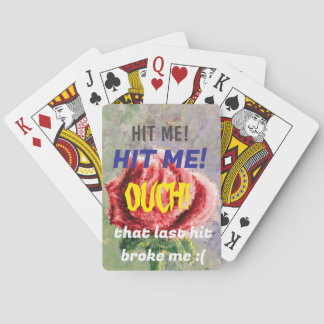 Jeu De Cartes Carte à jouer Black Jack "FRAPEZ-MOI"