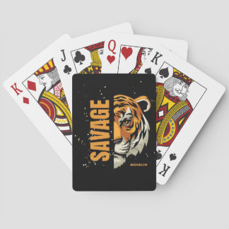 Jeu De Cartes Carte à jouer du logo Tiger