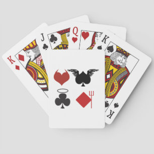 Jeu De Cartes Carte Angel et Diable convient aux cartes de jeu c