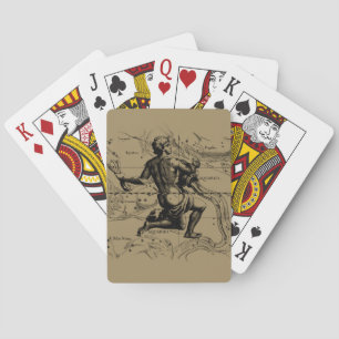 Jeu De Cartes Carte Aquarius Constellation par Hevelius