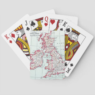 Jeu De Cartes CARTE : BRITISH ISLES, c1890