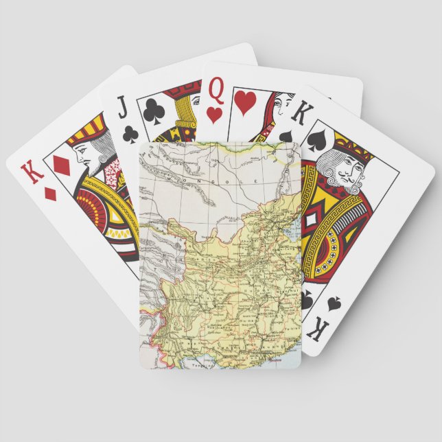 JEU DE CARTES CARTE : CHINE, 1910 (dos)