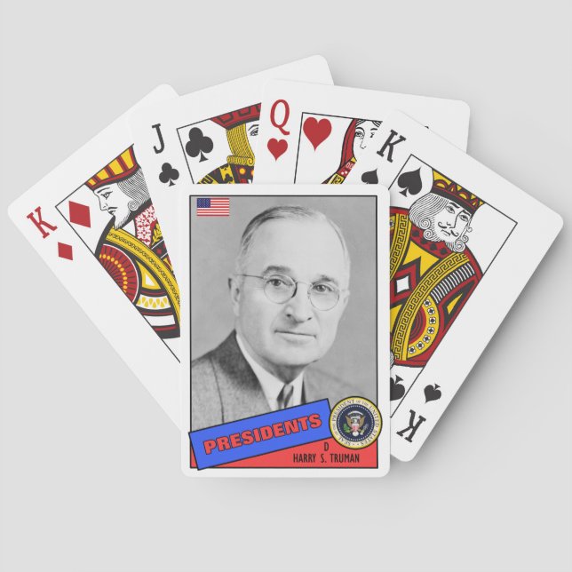 Jeu De Cartes Carte de baseball Harry S. Truman (dos)