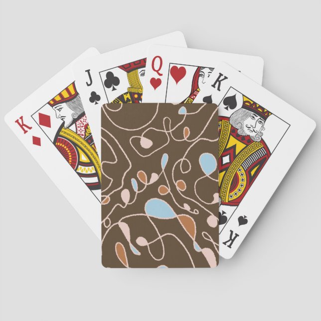 Jeu De Cartes Carte de jeu classique d'une ligne de Motif (dos)