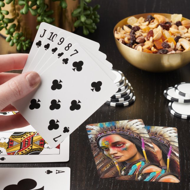 Jeu De Cartes Carte de jeu des Sioux d'Amérique (In Situ)