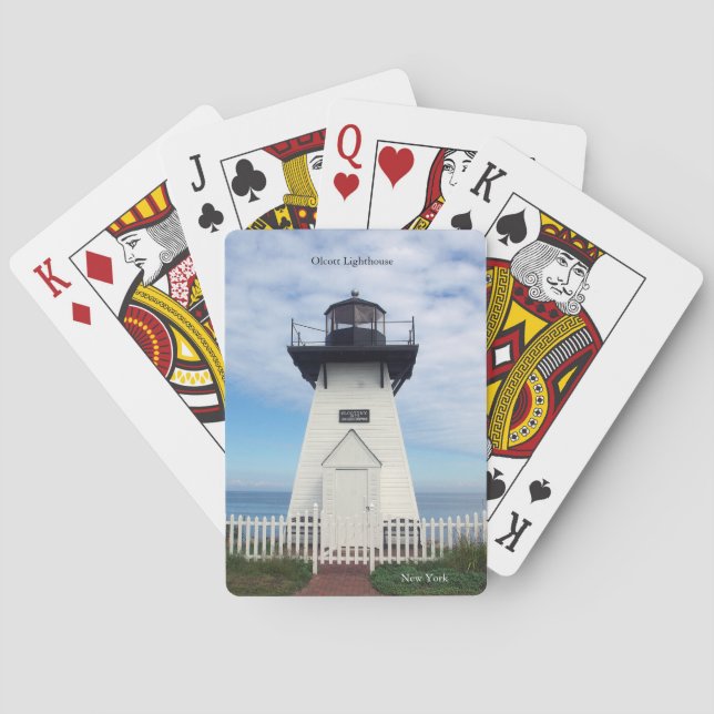 Jeu De Cartes Carte de jeu du phare d'Olcott (dos)