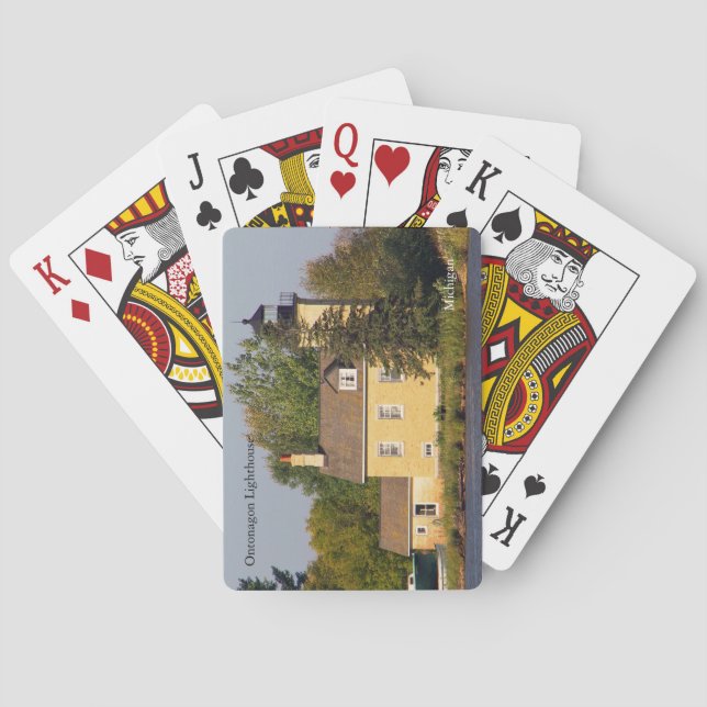 Jeu De Cartes Carte de jeu Ontonagon Lighthouse 2023 (dos)