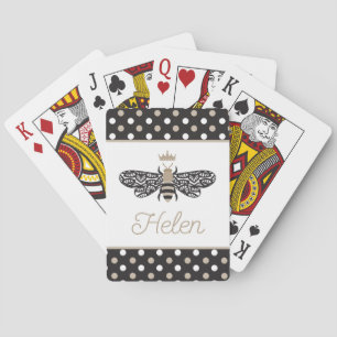 Jeu De Cartes Carte de jeu personnalisée Queen Bee