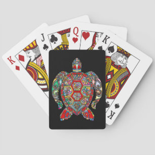 Jeu De Cartes carte de la tortue de mer